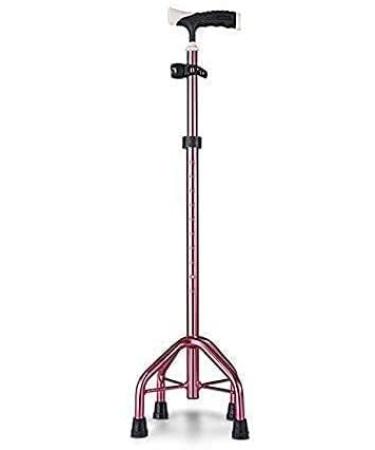 Walking Stick Walkers for Seniors Thick Aluminum Cane Four- Legged Walking Stick Old Non- Crutch Flashlight TelesMultifunction Non- Walking Stick with Hospital rollator Walker