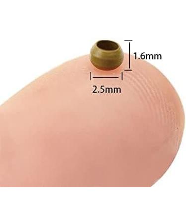 1000pcs 2.5mm Copper Nano Rings Beads Hair Extension Nano Rings Beads (Dark Blonde) 1000pcs Dark blonde - Buy Online on GoSupps.com