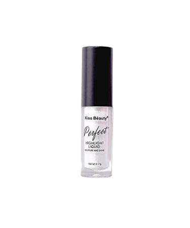 Highlighter Makeup 3 Colors Shimmer Liquid Illuminating Highlighter Long Lasting Light Up Eye Face Body Makeup 01#pearl White 1PC
