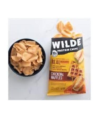 Protein Chips - Chicken Waffles - 4ct 5.36OZ GLUTEN FREE chips - Buy Online on GoSupps.com