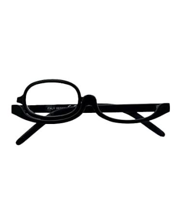 STOP TO SHOP! 2 Pack Magnifying Makeup Reading Glasses - Flip Lens Eyewear in Black/Red (2.5) - Ideal for Cosmetics & Beauty - Buy Online on GoSupps.com