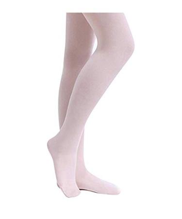 Stelle Girls' Ultra Soft Pro Dance Tight/Ballet Footed Tight (Toddler/Little Kid/Big Kid) 4-6 Years Ballet Pink