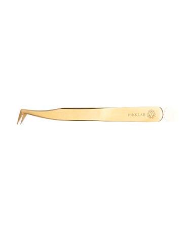 Rev Pro Gold 90 Tweezer for 3D 6D Eyelash Extensions - PINKLAB - Buy Online on GoSupps.com