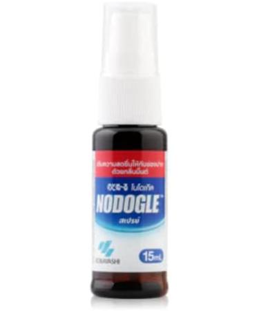 Kobayashi NODOGLE Throat Spray - Peppermint Oil & Menthol - 4 x 15 ML - Set of 4 Pieces - Buy Online on GoSupps.com