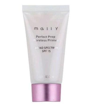 Perfect Prep Poreless Primer for Face Before Makeup Beauty mally 1 OZ/30ML - Daily Skin Primer Face Make Up Pore Refiner