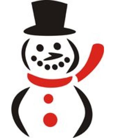 Eulenspiegel 106655 - Self-adhesive stencil - Snowman
