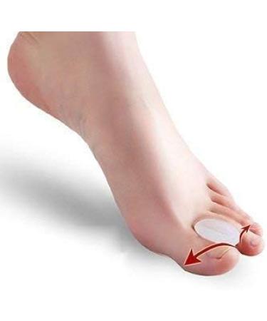 JHGCCL 2PCS Soft Gel Toe Corrector Pads for Hallux Valgus - Toe Straighteners and Protector for Bent Toes - Buy Online on GoSupps.com