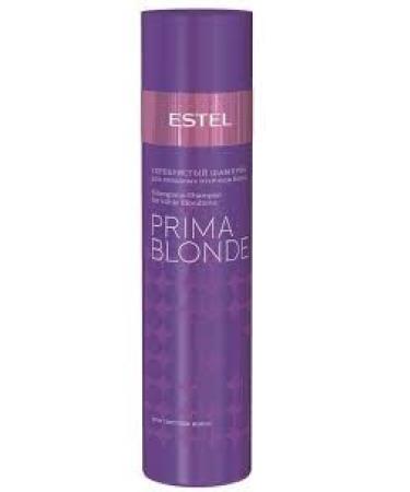 Estel Prima Blonde Silver Shampoo 250ml - Color Protection for Cool Blonde Tones | International Shipping Available - Buy Online on GoSupps.com