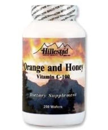 Dialyvite Hillestad Pharmaceuticals - Vitamin C100 Orange and Honey - 250 Chewable Wafers