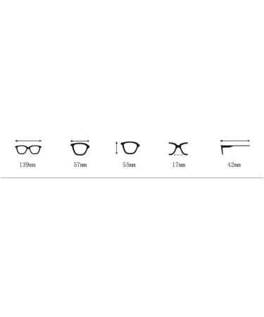 Fuqinqingoz Large Quadratic Anti-Blue Light Glasses | Oversized Computer Readers | Clear View & Ergonomic Design | Enhanced Comfort | Size: +350 Color: C6 - Buy Online on GoSupps.com