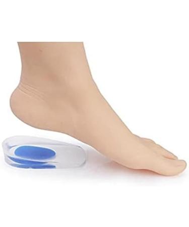 Buy Gel Heel Spur Insoles - Silicone Heel Pads & Cups for Plantar Fasciitis | Large Size - Buy Online on GoSupps.com