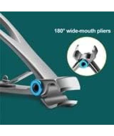 SVAASA Nail Clippers Nail Clippers Stainless Steel Wide Jaw Opening Manicure Fingernail Cutter Thick Hard Ingrown Toenail Scissors Tools - Buy Online on GoSupps.com
