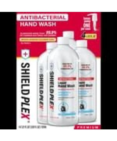 Antibacterial Liquid Hand Soap Refill Infused with Vitamin E and Aloe Vera 32 fl oz 4 ct - Buy Online on GoSupps.com