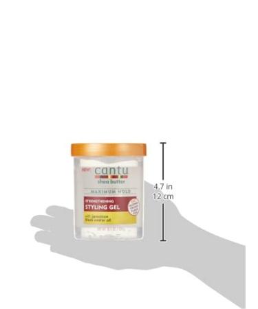 Cantu Shea Butter Maximum Hold Styling Gel with Jamaican Black Castor Oil 18.5 oz - Coconut Scented - Pack of 1 - Buy Online on GoSupps.com