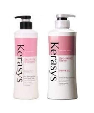Aekyung Kerasys Repairing Shampoo & Conditioner Set (600ML) - Hair Care Combo - Buy Online on GoSupps.com