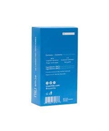 Niusmile Finger Teeth Wipes | Disposable Oral Brush Ups 24 Count Pack | Latex Free Mint Flavor - Buy Online on GoSupps.com