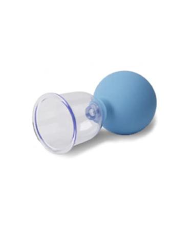 Plastic cupping glasses with suction ball S 3.5 cm ND47