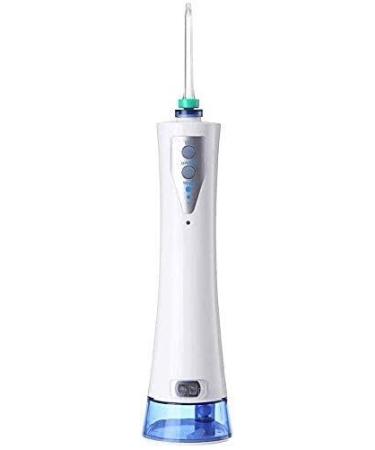 Cordless Water Flosser Rechargeable Portable Oral Irrigator for Travel & Home 3 Cleaning Modes USB Charging IPX7 Waterproof Dental Oral Irrigator for Home Travel 180ML White