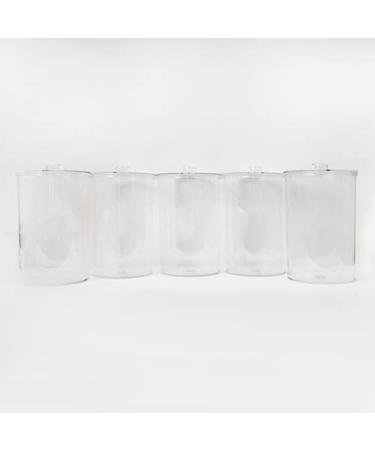 BV Medical Clear Sundry Jars Set of 5 - Unlabeled Glass Containers - Buy Online on GoSupps.com