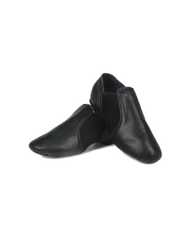 TW Leather Upper Slip on Jazz Shoes 7 Big Kid