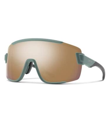 Smith Unisex Wildcat Sport & Performance Sunglasses Matte Alpine Green / Chromapop Rose Gold Mirror