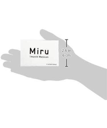 Miru 1 Month Menicon Monthly Soft Contact Lenses - 6 Pieces BC 8.30 mm DIA 14.00 mm -8.5 Diopter | Buy Internationally - Buy Online on GoSupps.com