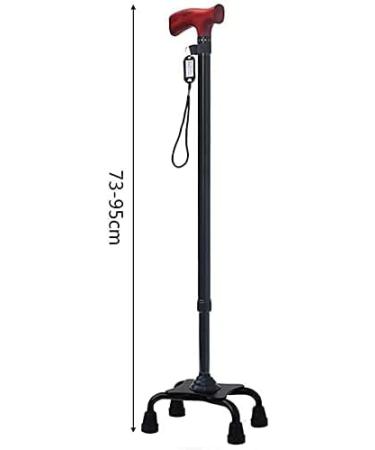 Walking Stick Walkers for Seniors Portable Old Man Crutches Four- Legged Cane Non- Slip Aluminum TelesFour Corners Non- Slip Walking Stick with Hospital rollator Walker Durable Mobil - Buy Online on GoSupps.com