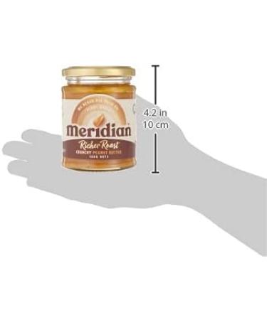 Meridian Rich Roast Crunchy Peanut Butter 280g - Buy Online on GoSupps.com