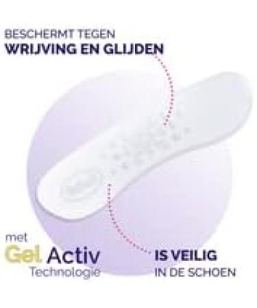 Scholl ActivGel Heel Protectors - Ultra Thin 1 Pair | Transparent Gel Insoles for Comfort & Pain Relief - International Shipping Available - Buy Online on GoSupps.com