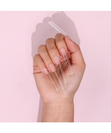 Kiara Sky C Curve XXL Nail Tip Case - 500 Tips in 10 Sizes (Square Clear) - Buy Online on GoSupps.com