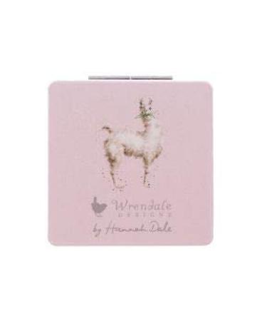Wrendale Designs Pocket Mirror - Lama Queen Design | Stylish & Compact | Perfect Gift - Buy Online on GoSupps.com