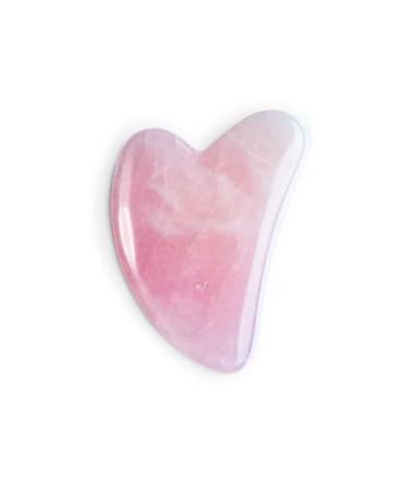 Oorjas Rose Quartz Gua Sha Face Massager Certified