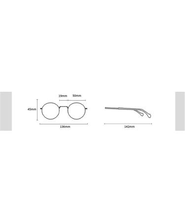 Anti Eyestrain HD Round Reading Glasses - Blue Light Blocking Eyeglasses for Men & Women | +0.00 Transparency - Buy Online on GoSupps.com