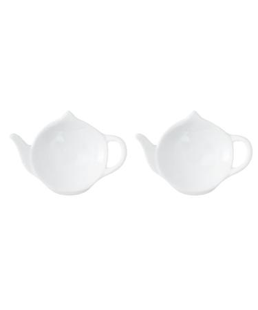 ZEJAL 2 Pces Sauce Dish Handmade Dish for Soy Sauce Ketchup BBQ Sauce Sushi Soy Sauce White
