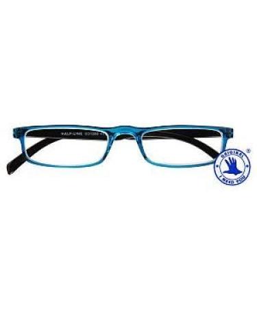 Need You HALF-LINE G31200 plastic glasses with spring technology blue-black +3 diopters