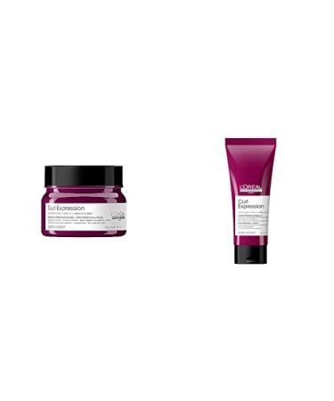 L'Or al Professionnel L'Or al Professionnel Routine Curl Expression Curly Hair Cleansing Cream Shampoo Definition Cream Moisturizing & Detangling Mask Rinse-Free Reviver Spray - Duo Trio Quartet