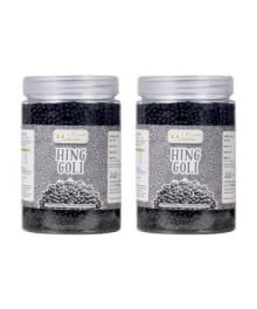 J J Crunch N Munch Pure Indian Hing Resin Organic Asafoetida 350 grams (Pack of 2)