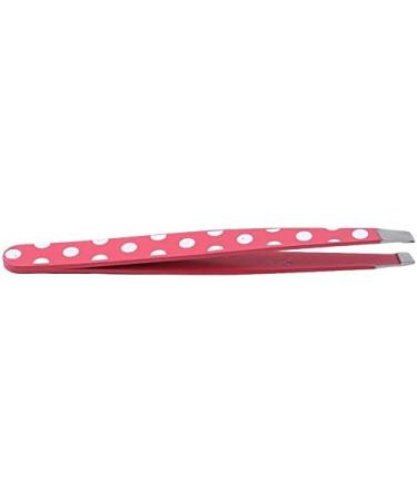 U-M 2 pcs Tilting Tweezers Eyebrow Hair Finishing Tools Stainless Steel Dot Printing Hair Removal Tool Clip as shown - Buy Online on GoSupps.com