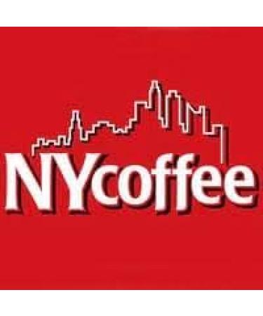 NY 3-in-1 White Coffee Sachets Individually Wrapped with Sugar 10 x 14g Bundle with Black Refillable Cannister and Latte Spoon Set for Home Desk or Travel - Buy Online on GoSupps.com