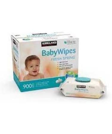 Kirkland Signature Baby Wipes Fresh Wipes Fresh Spring - 900 Pack - 9 canisters of 100 - Buy Online on GoSupps.com