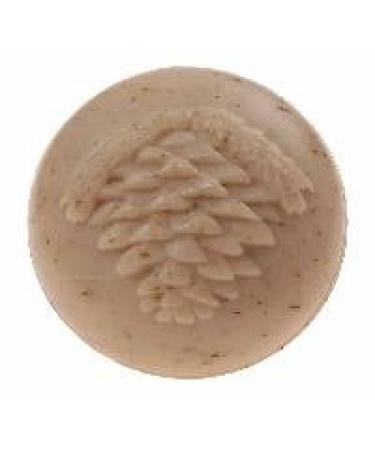 Unbekannt Practical round sheep's milk soap with pine tree 110 g