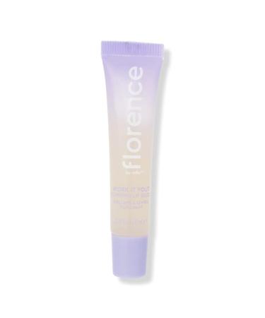 florence by mills Work It Pout Plumping Lip Gloss | Shimmered Plumping Lip Gloss | Perfect Shine + Plump Lips | Gloss + Cooling | Sunny Hunny (Champagne) | Vegan & Cruelty-Free