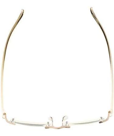 Eyekepper Rimless Computer Reading Glasses with Blue Light Filter - Yellow Arm 2.0x - Buy Online on GoSupps.com