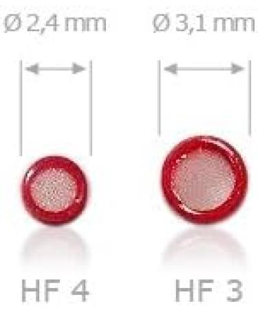 Buy HF-4 Blue Cerumen Filter for Hearing Aids | HF4 Red Right Side | International Shipping Available - Buy Online on GoSupps.com
