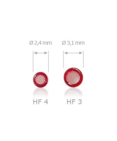 Buy Audio-Service HF-3 Cerumen Hearing Aid Filter Red - Right | International Shipping Available - Buy Online on GoSupps.com