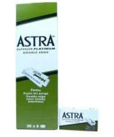 Astra Superior Platinum Double Edge Razor Blades 100 pcs - Barber Favored - Buy Online on GoSupps.com