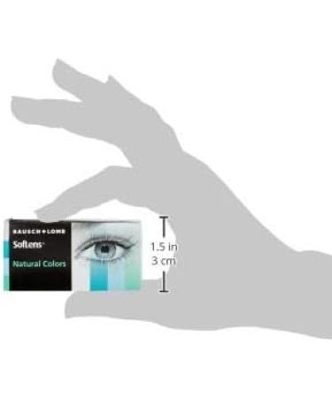 Bausch + Lomb Soflens Natural Colors - Spherical Soft Contact Lenses -4.0 Diopter 2 Pieces BC 8.7 mm Dia 14 - International Shipping Available - Buy Online on GoSupps.com