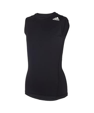 adidas Boys' Sleeveless Aeroready Tech Fit Top Medium Black