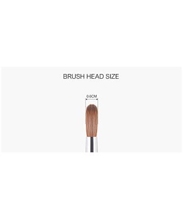 Kads 100% Kolinsky Sable Acrylic Brush | Round Head Ruffled Nail Art Brush (8#) - Perfect for Manicure & Acrylic Application - Buy Online on GoSupps.com