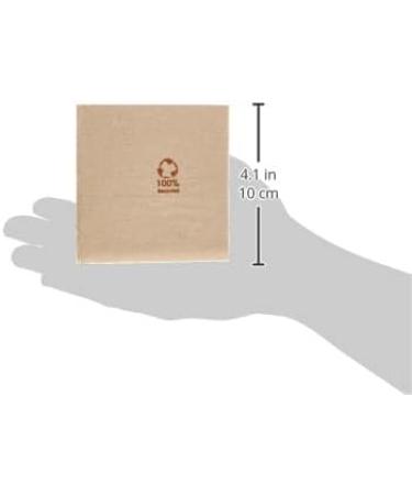 Buy MORIGAMI SER22117138 2-Ply Cocktail Napkins - 20x20 100% Natural Kraft - 100 Napkins Ideal for Events & Parties - International Shipping Available - Buy Online on GoSupps.com